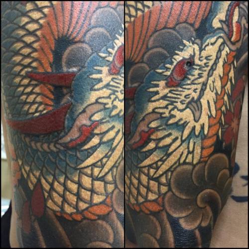 horimitsu: #japanesetattoo #tebori welcome back my friend!! (Honeytattoo Horimitsu)