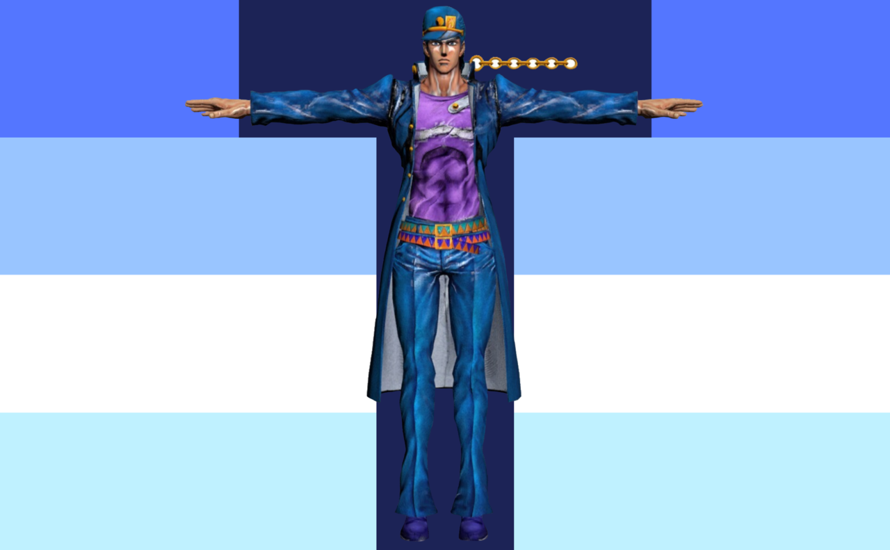 Your Fave T-Poses! — Jotaro Kujo from JoJo's Bizarre Adventure