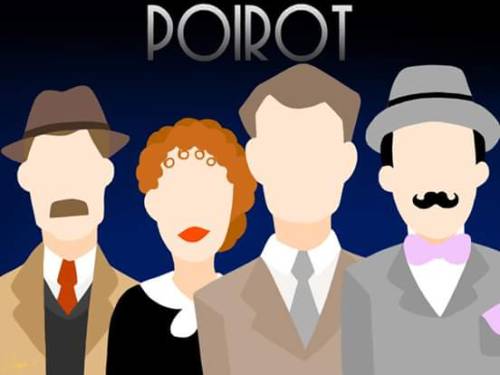 veroniquemagique:Hercule Poirot, Captain Hastings, Miss Lemon, and Jimmy Japp I am a huge lover of 