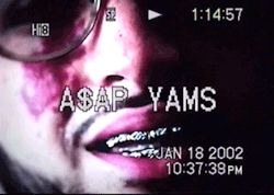 louieisdead:  R.I.P. A$AP Yams 