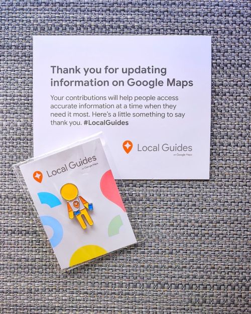 When @google sends you a gift because you hate inaccurate listings on @googlemaps and spend way too 