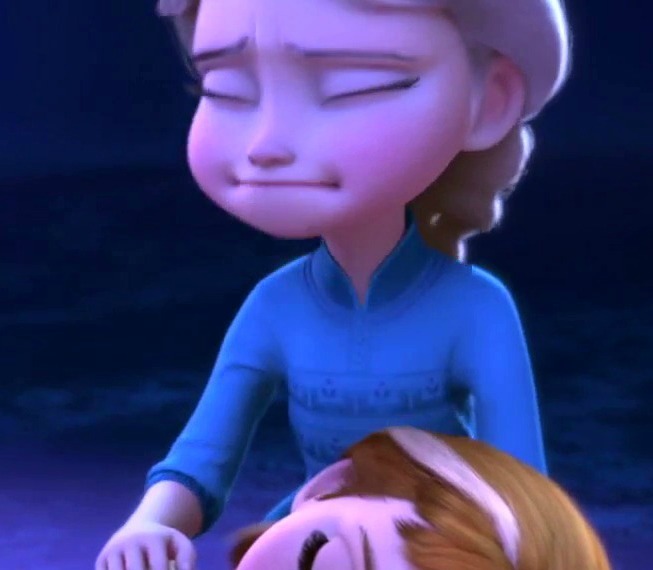 ging-ler:  bjorgmans:  the saddest scene of frozen  I feel really bad for laughing