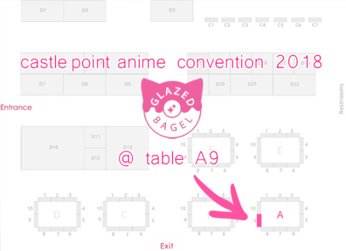 I will be at Castle Point Anime Convention this weekend with @riverfruit at table A9!! I have new ke
