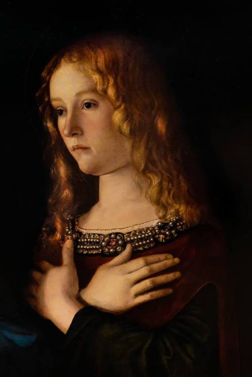 colin-vian:   Maria Maddalena (detail) - Giovanni Bellini (1433- 1516) - Gallerie dell'Accademi