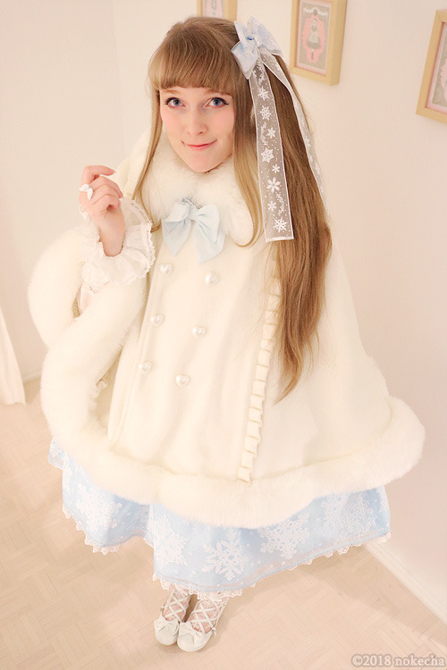 nokecha:  Jewelry Snow for the New Year Jsk, blouse, socks, ring: Angelic Pretty Shoes: Baby, the St