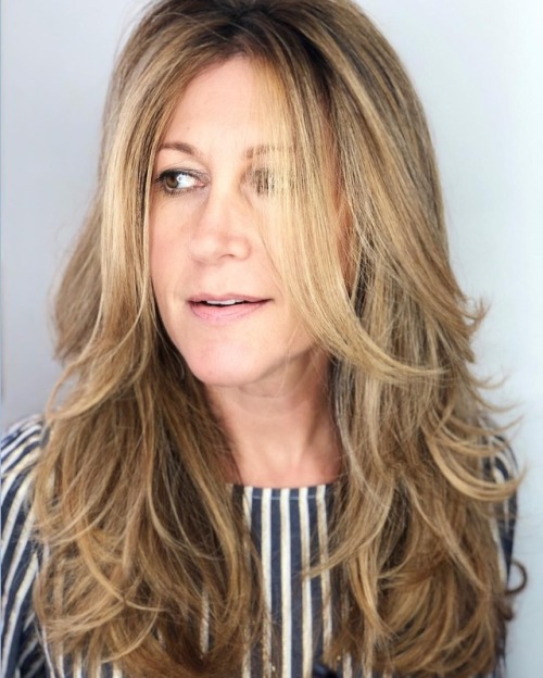 #tbt When I highlighted & layered up this pretty #moms #hair at Canale Martinez Salon in #pacifi