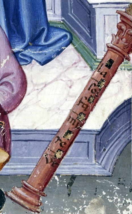 Poesie musicate (c. 1301). Details.