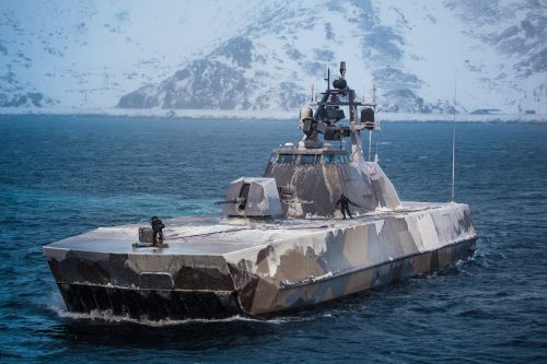 militaryarmament:Norwegian Royal Navy: Skjold-Class corvette.