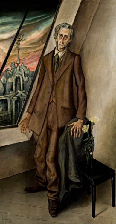 amare-habeo: Otto Dix  (German, 1891–1969)  The Poet Iwar von Lücken (Der Dicht