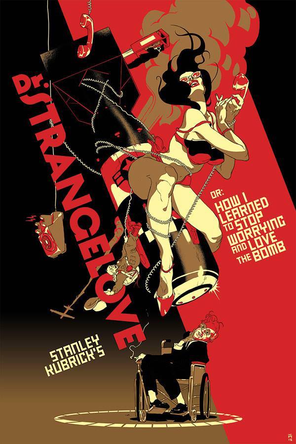 thepostermovement:  Stanley Kubrick Films by Tomer Hanuka 