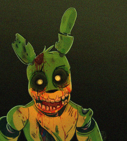 9emiliecharlie9:  Doodled Springtrap while watching Markiplier play Five Nights at Freddy’s 3 :)
