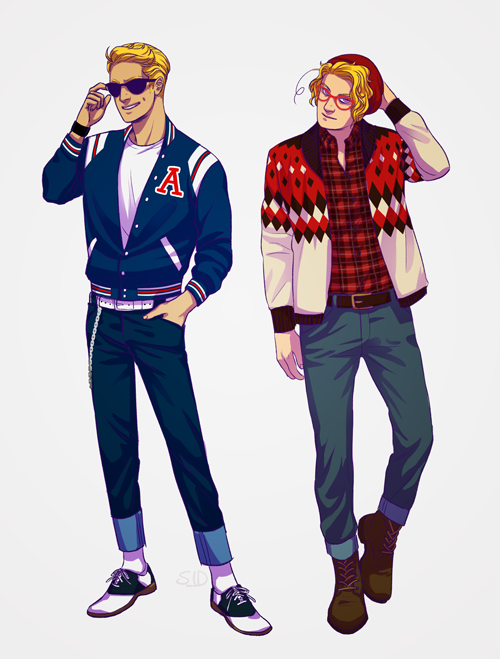 zeemoshetalias:  cidershark:  allies vs. subculture fashions  I just LOVE how we all take ONE look a