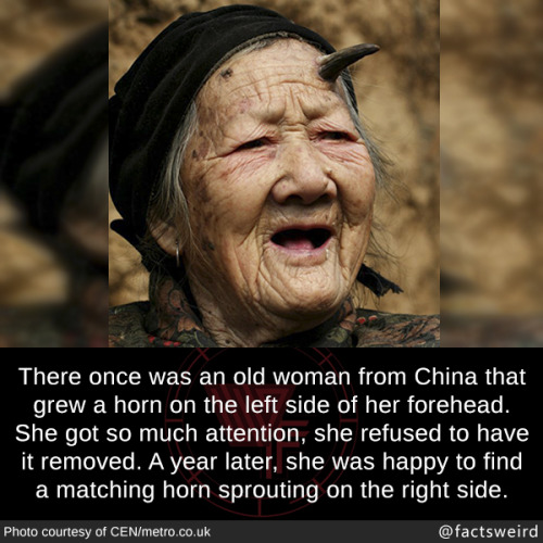 Porn Pics mindblowingfactz:  There once was an old