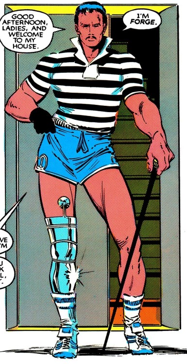 Forge first appearance (Uncanny X-Men #184) by John Romita Jr.