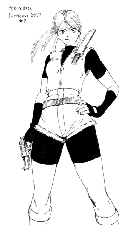 I know, I need more Inking practices&hellip; That’s why I’m doing this.2nd day: Clai