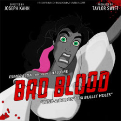 Cause baby now we’ve got bad blood