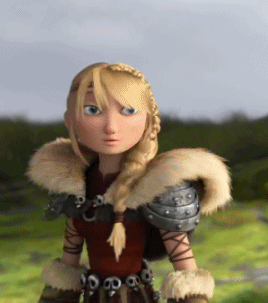 wilderwestking: hiilikedragons:  I’ve always loved this gif set. That moment when Astrid’s getting c