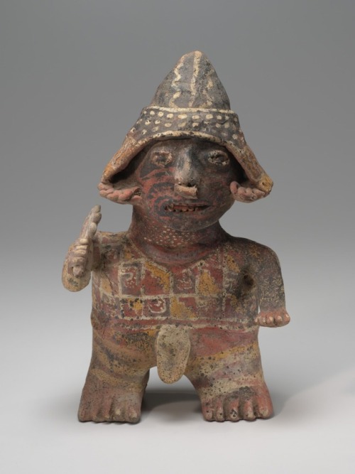 tlatollotl:Man Holding a Mace or FanDate: 300 BC-AD 200Culture: NayaritGeography: West Mexico, Mexic