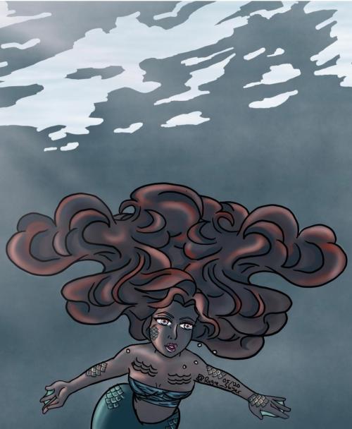 amym32687: Mermay 5. Experimenting with full body shadows and light.