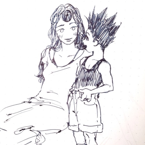 clauvillo:palms and gon ^-^