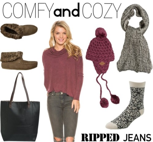 Comfy and Cozy by swellstyle featuring patterned socks