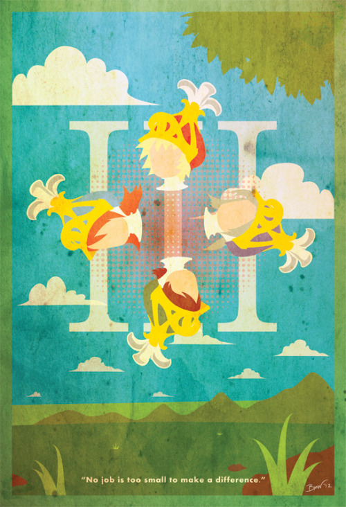 brettmwilsonart:  Happy 25th Birthday Final Fantasy!!! (Post 1 OF 2) NOTE: These are the final revisions of the posters I’ve been creating since Sept. 2012. Due to tumblr’s picture limit per post, the remaining posters are in the following post. Due