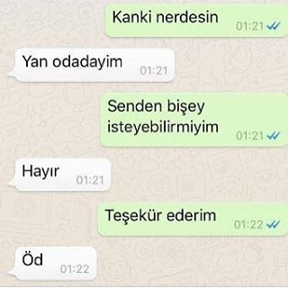 - Kanki nerdesin
+ Yan...