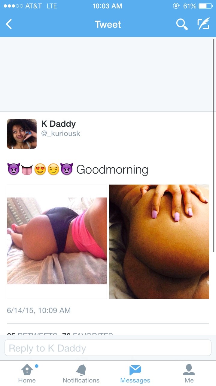 chewedupclick:  You beautiful ladies go follow the sexy ass @_kuriousk on Twitter