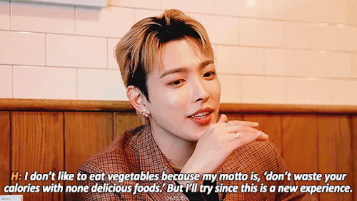 Hongjoong & Santrying Classic British Food For The First Time (yt; @jolly)