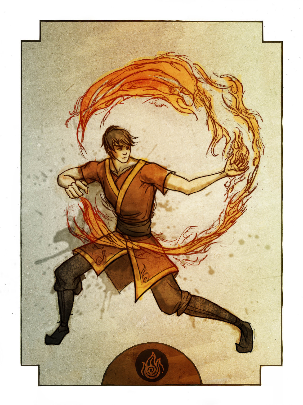 madalynmcleod:  Water, Earth, Fire, Air. I finished my Avatar series, guys! Hope