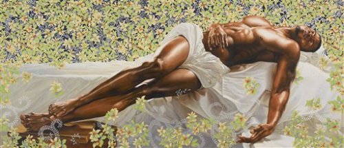 poetic-floetry:  micdotcom:  Kehinde Wiley is turning art history on its head — and every 20-something art lover should know his name  Born in Los Angeles in 1977, the African-American artist works within the boundaries set by the Old European portrait