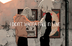 kitsukyrockbell:Soul/Maka: I didn’t wanna fall in love, not at all. But at some point you smiled, and, holy shit, I blew it. (insp)