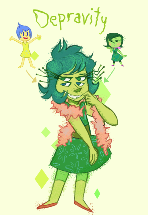 hauntedsketchbook: Inside out fusion emotions! I love the idea of emotions fusing to make more inten