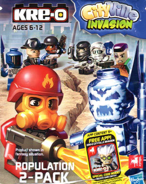 Prison Pete Kre-o Kreo Mini figure Cityville Invasion Collection 3 Sargebot 