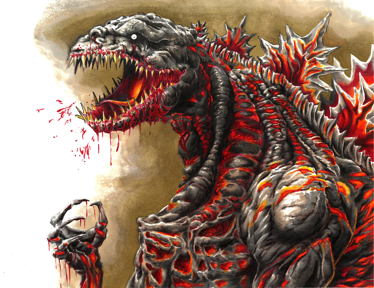 Shin godzilla coloring pages