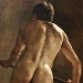 gayartists:Academic Study of a Male Nude from Behind (1889), Ferdo Vesel