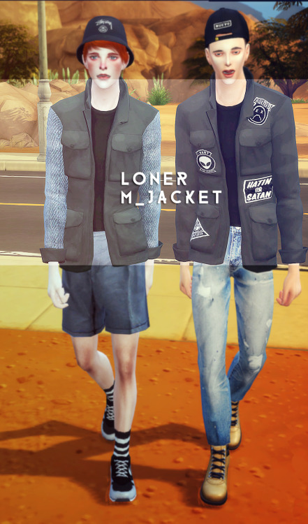 twydyy:  juoo9082reblog:  loner2nd:  Loner Male Jacket5 types are included.Do not re-edit / re-uploa