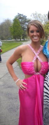 bustychicks2:  Busty HS senior prom pic