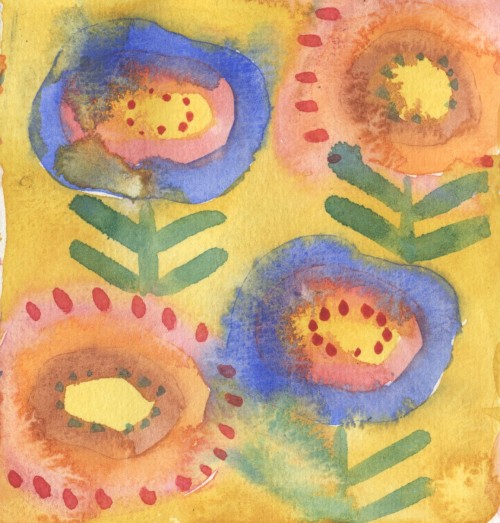 inkwellspells: thinking of bloomsbury group artworks & kilim rug patterns 