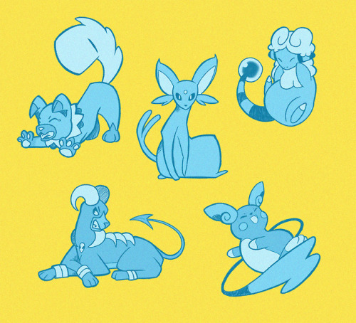 Some favourite pokeymans