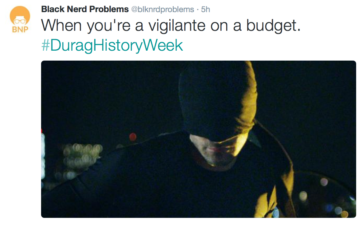 blacknerdproblems:  That’s right folks, this week is #DuragHistoryWeekHop on over