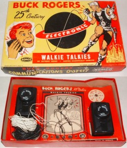 vintagetoyarchive:  REMCO: 1954 BUCK ROGERS 25th CENTURY Electronic Walkie Talkies