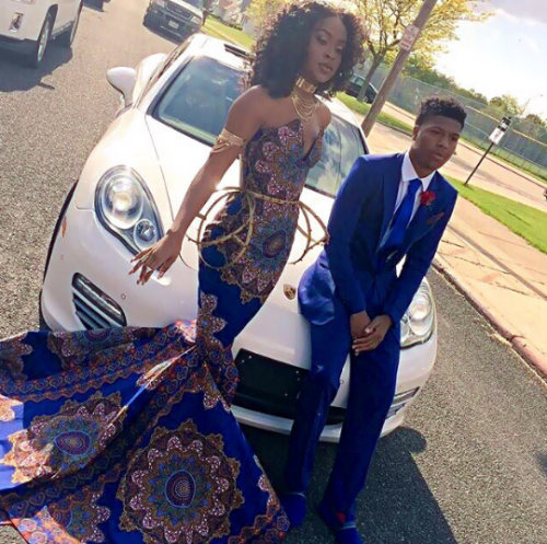 microviolin: umbreeunix: this-is-life-actually: This teen slayed a prom dress made from an Afri