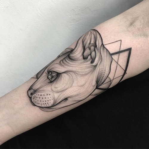 sixpenceee: Blackwork Tattoos Tattoos by Parvick Faramarz who infuses a distinctive edgy style int