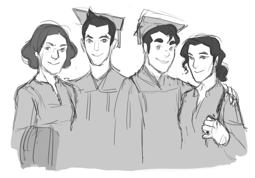 Bolin and Mako both lost their mom to a criminal and now their new moms are champions of law enforce