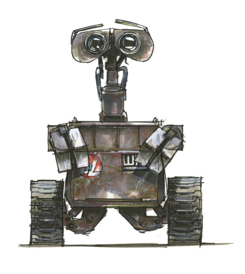 disneyconceptsandstuff: Model Sheets and Designs for Wall-E by Jay Shuster