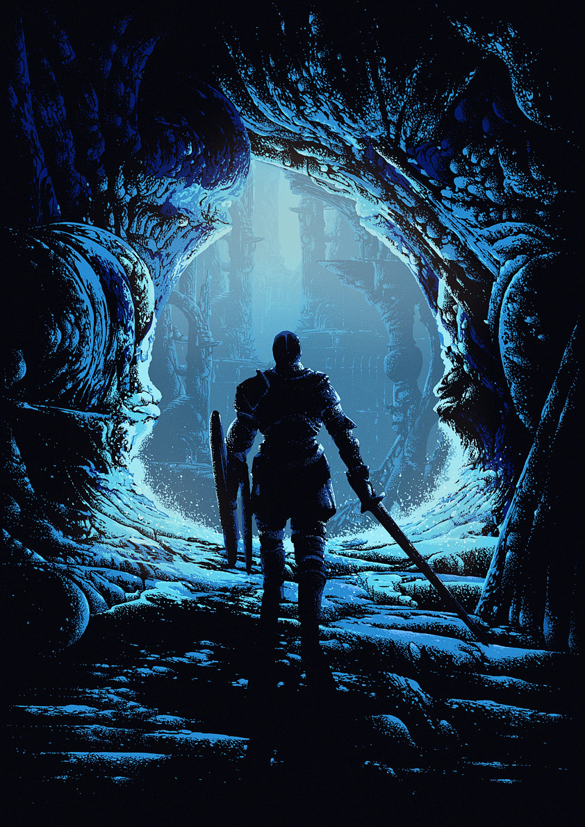 dwdesign: My third Dark Souls tribute image.
