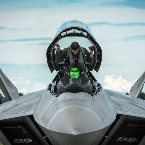 airsoftgrenades:  An F-22 pilot from the porn pictures