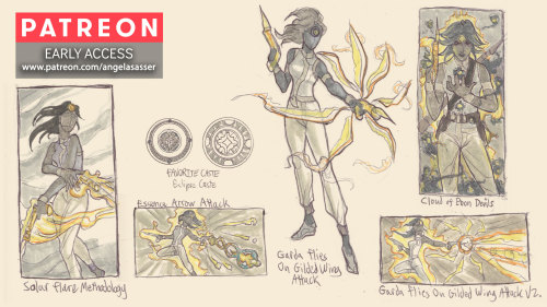  The 2nd collection of Early Access sketches for my Exalted Art Challenge is up a month in advance f