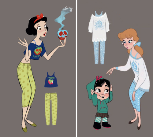 scurviesdisneyblog: The Princesses from Ralph Breaks the Internet. Character designs by Ami Thompson
